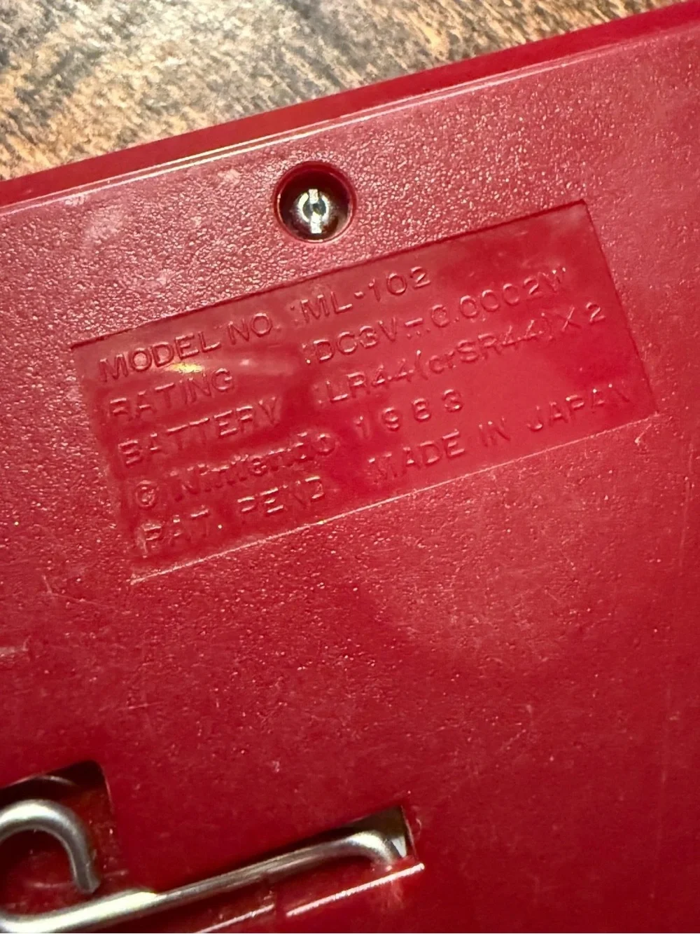 Nintendo Game & Watch Mario's Cement Factory - 1983 Japan